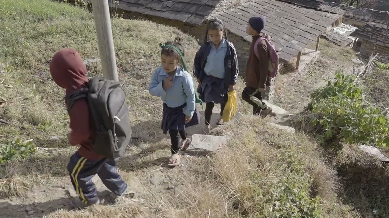 Going schools in village || Traditional school