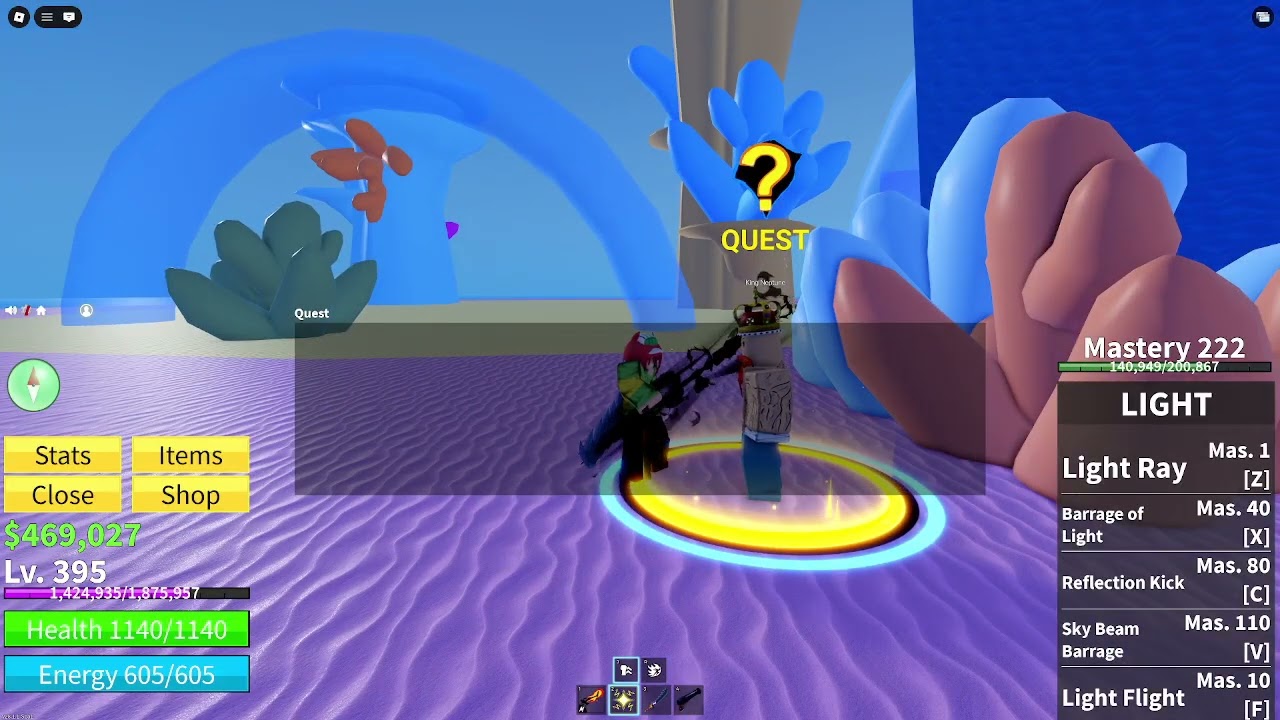 Grinding in bloxfruits Part 1