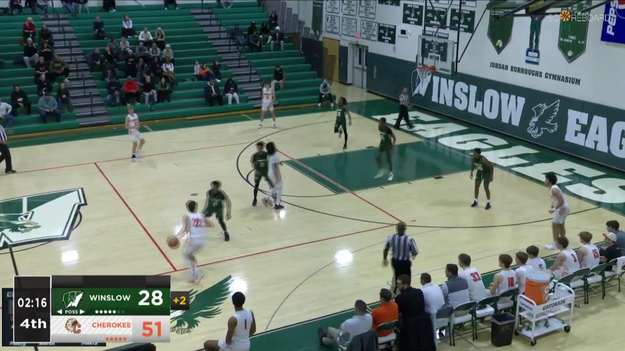 12/14/23 Winslow vs Cherokee Boys Varsity Basketball