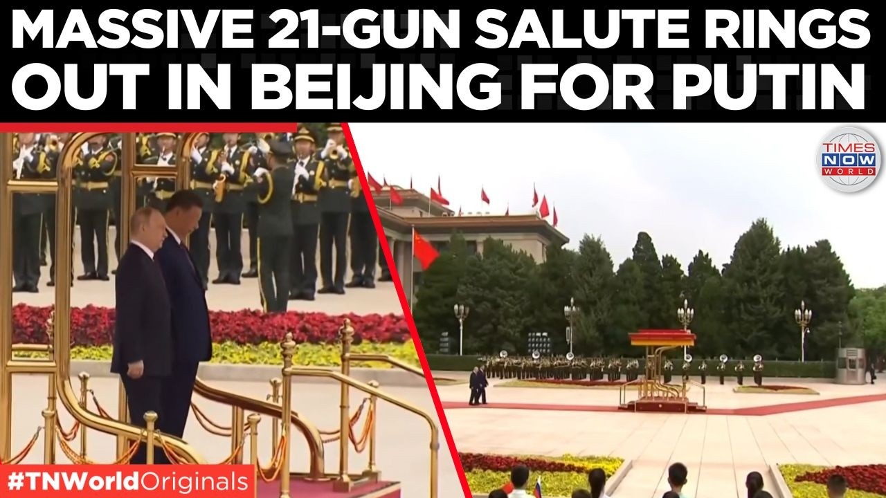 MAXIMUM HONORS: Putin Receives 21-Gun Salute During China State Visit