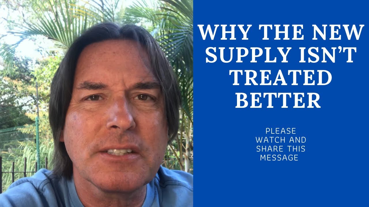 WHY THE NEW SUPPLY ISN’T TREATED BETTER