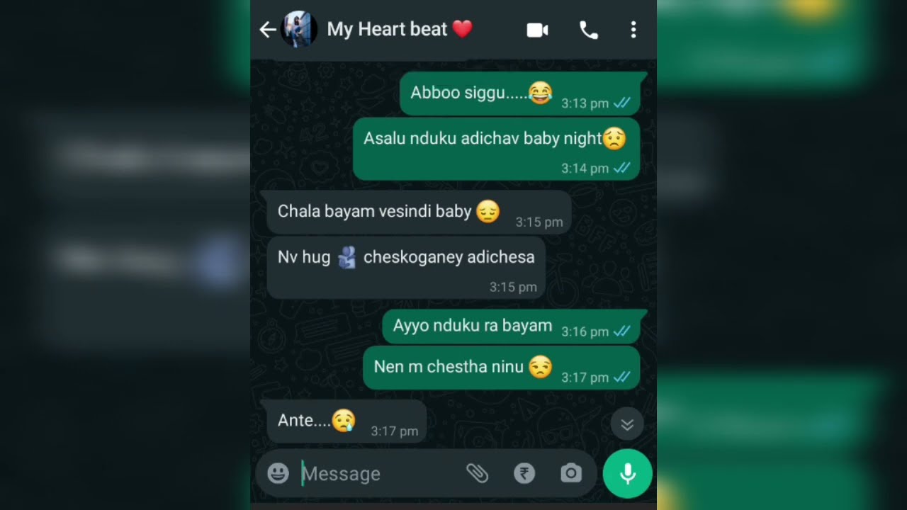 husband wife chatting after first night😘 | emotional chat 😖| online lovers chat ||