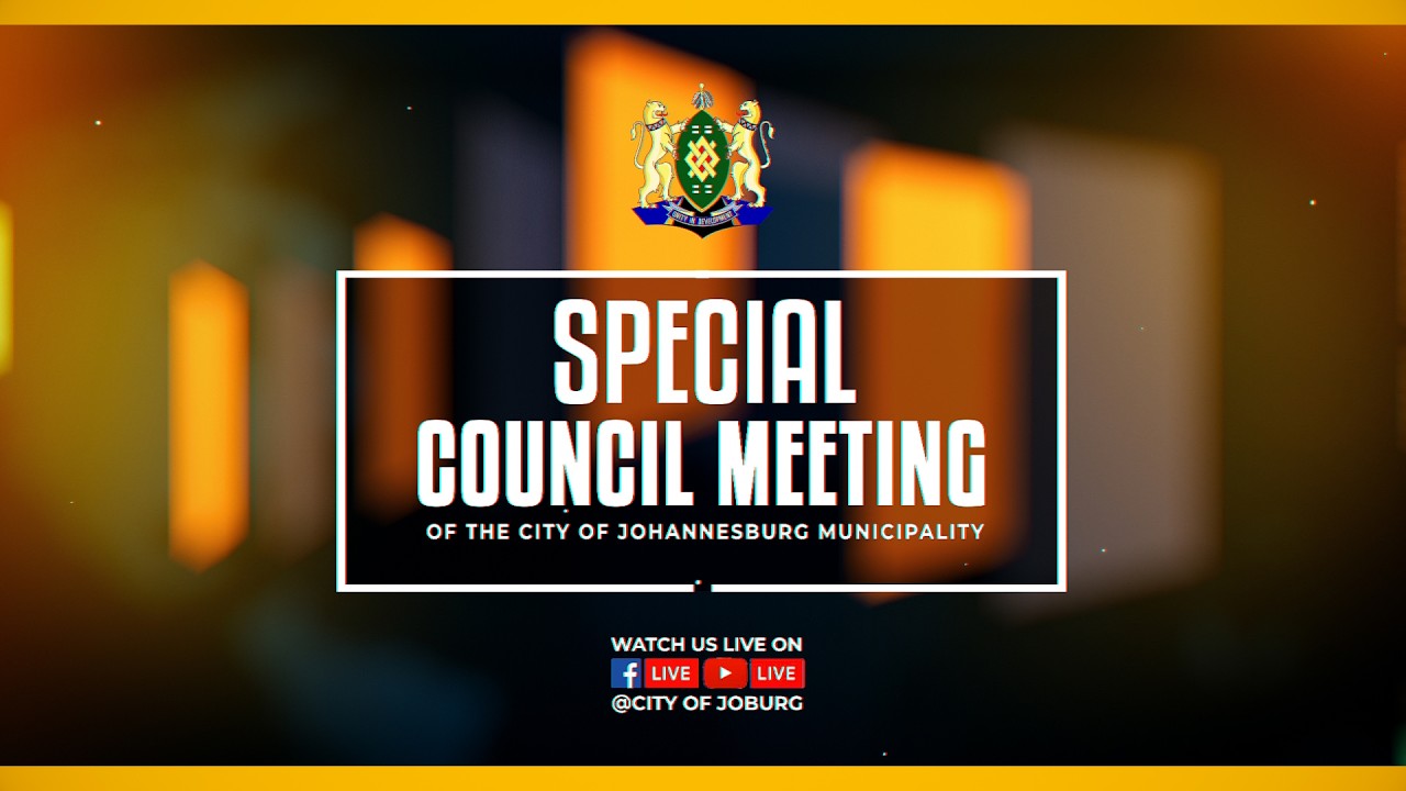 A Special Ordinary Council Meeting of the City of Johannesburg