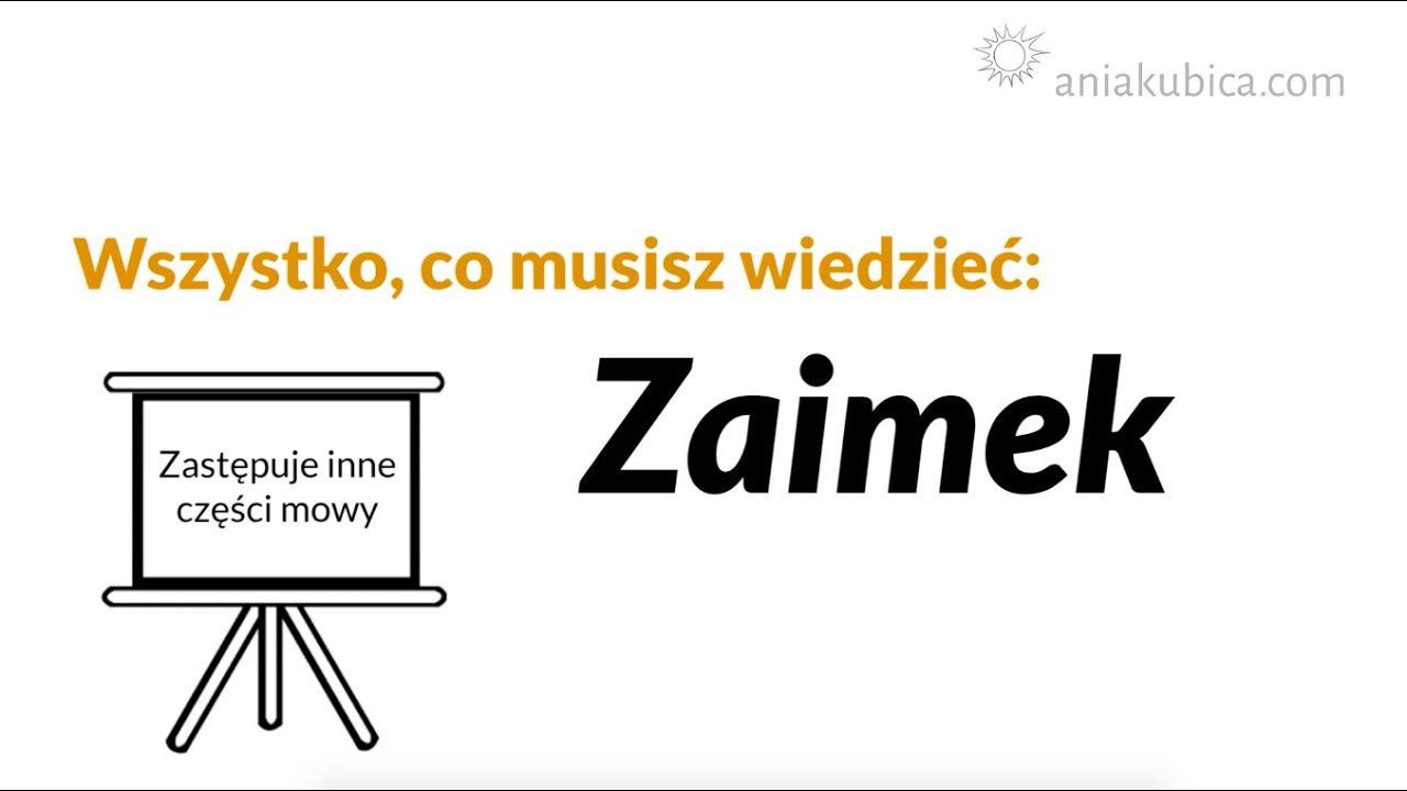 Zaimek i jego odmiana