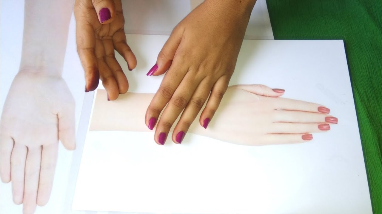 New idea for mehndi practice/How to make reusable practice hand for mehndi   |That glam Roshani|