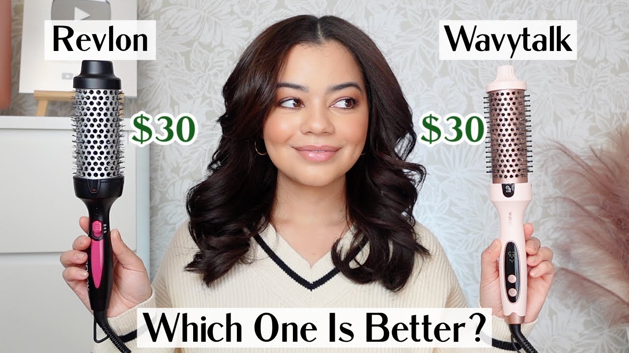 NEW Revlon VS Wavytalk Heated Round Brush - ONLY $30!