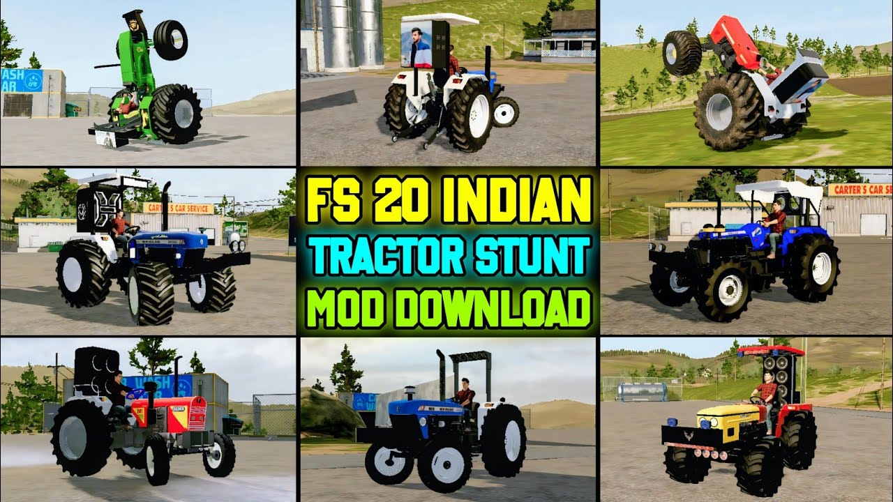 FS 20 TRACTOR STUNT MOD DOWNLOAD LINK😱 || HOW TO DOWNLOAD FARMING SIMULATOR 20 ON ANDROID MOBILE🔥