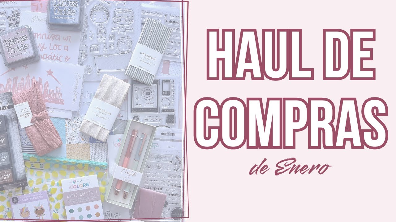 ✨🛍️ HAUL de COMPRAS de Enero | Aprovechando las REBAJAS de KIMIDORI, CRAFTELIER, LORA BAILORA...🤭
