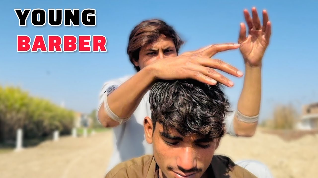 Asmr Young Barber Best Relaxing Head & Back Massage 💆 For Stress Relief | Fast Sleep 