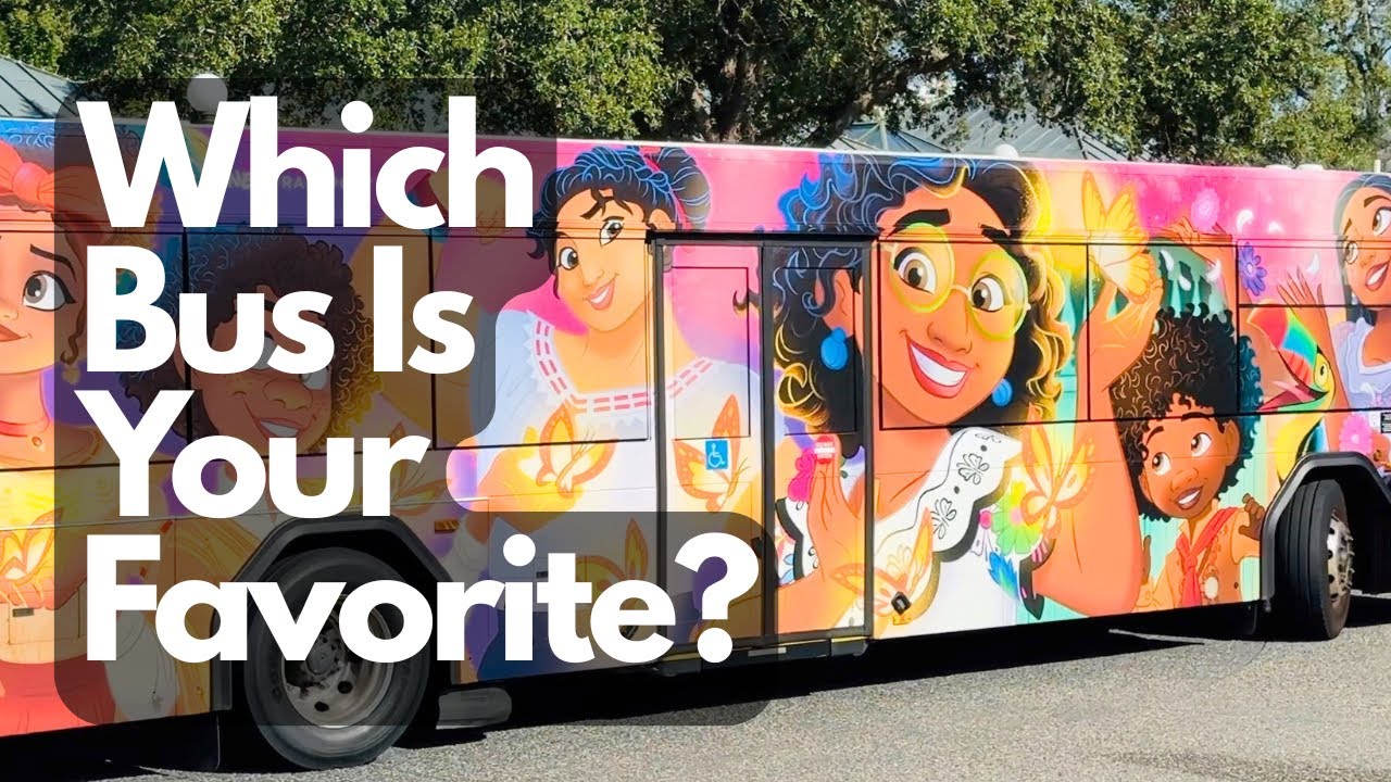 Which Disney World Character Bus Is Your Favorite?