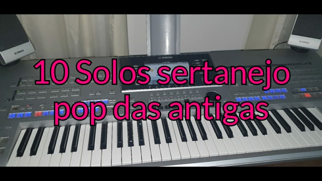 10 solos sertanejos pop antigos no teclado