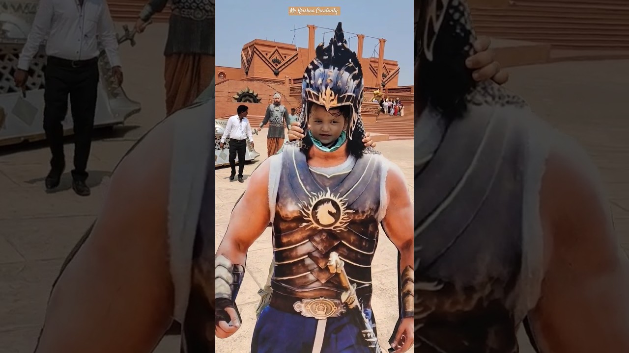 Bahubali statue 🗿💪 in Bahubali Movie set 