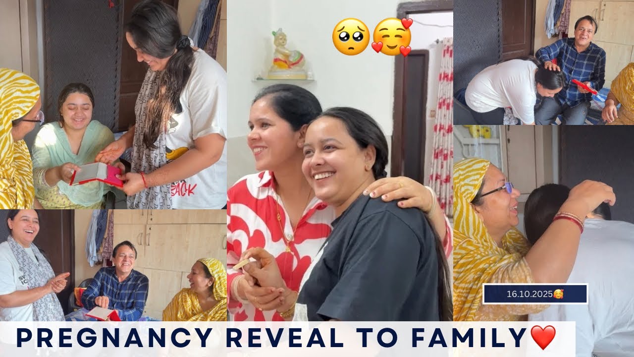 Pregnancy Reveal To Sasural & Mayka🧿&hearts;️ || Emotional Moment🥺 #ishikavlogs 