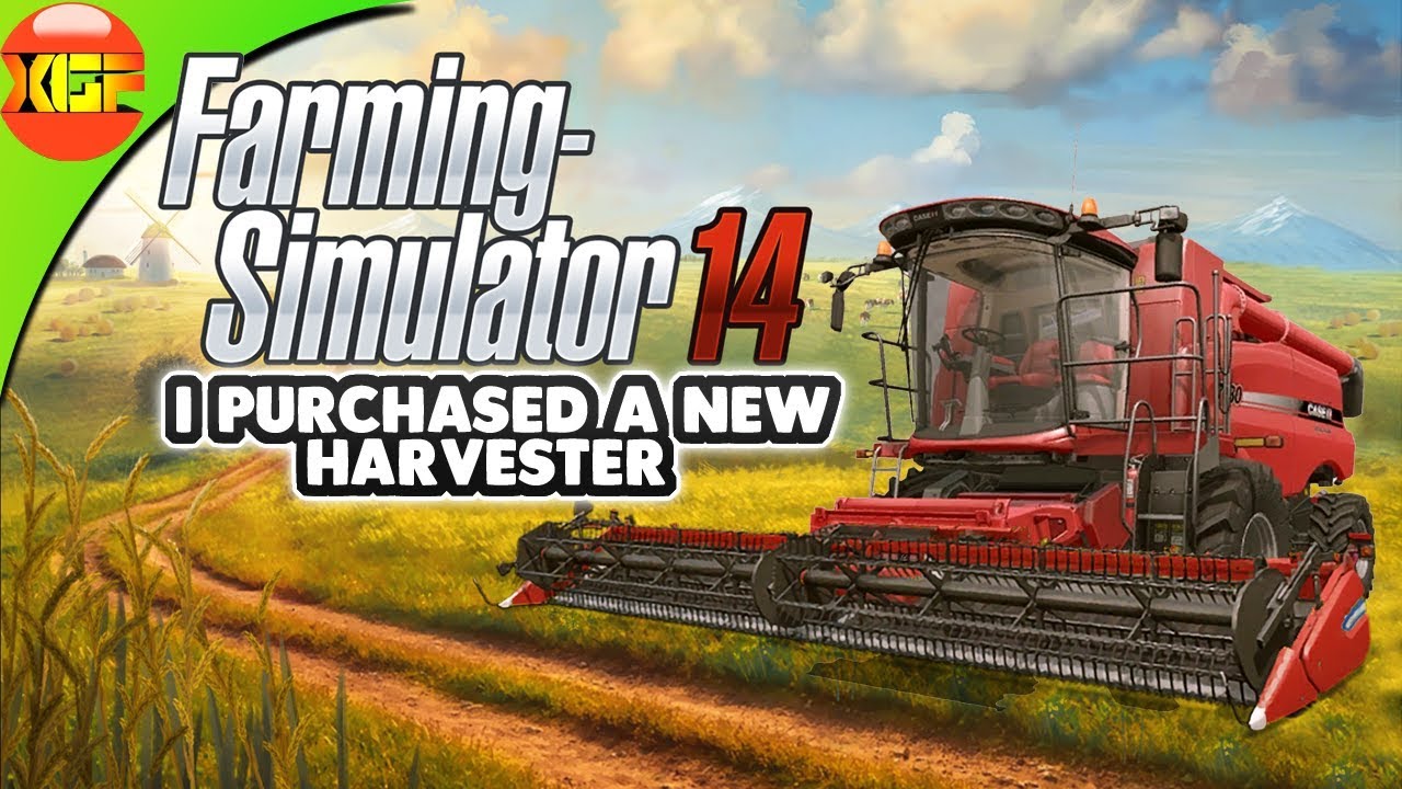 Farming Simulator 14 gameplay! This new harvester is too good!