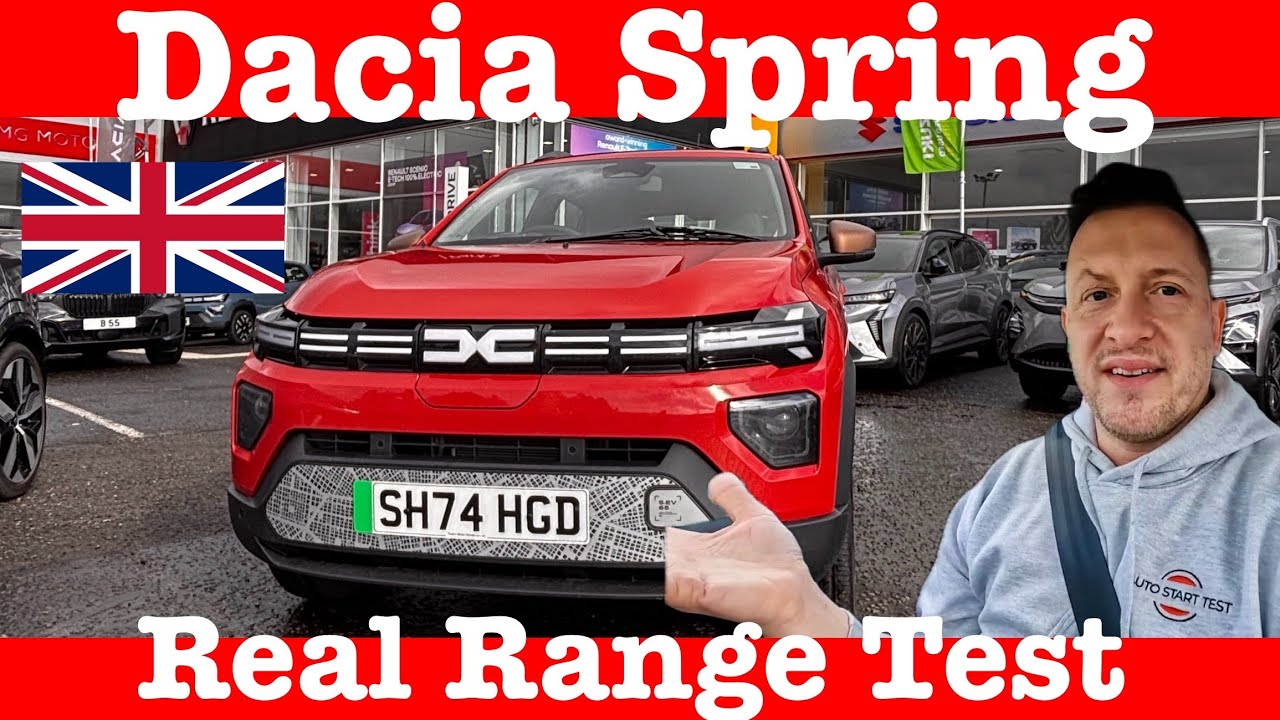 Dacia Spring Real Range Test #dacia