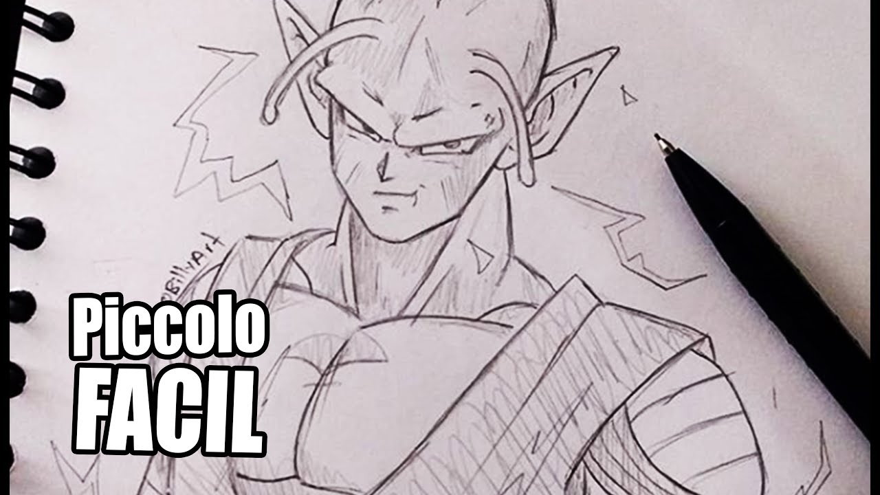 Cómo Dibujar a PICCOLO/PICORO *FACIL* Paso a Paso // How to draw Picoro //DRAGON BALL Z// Billyart