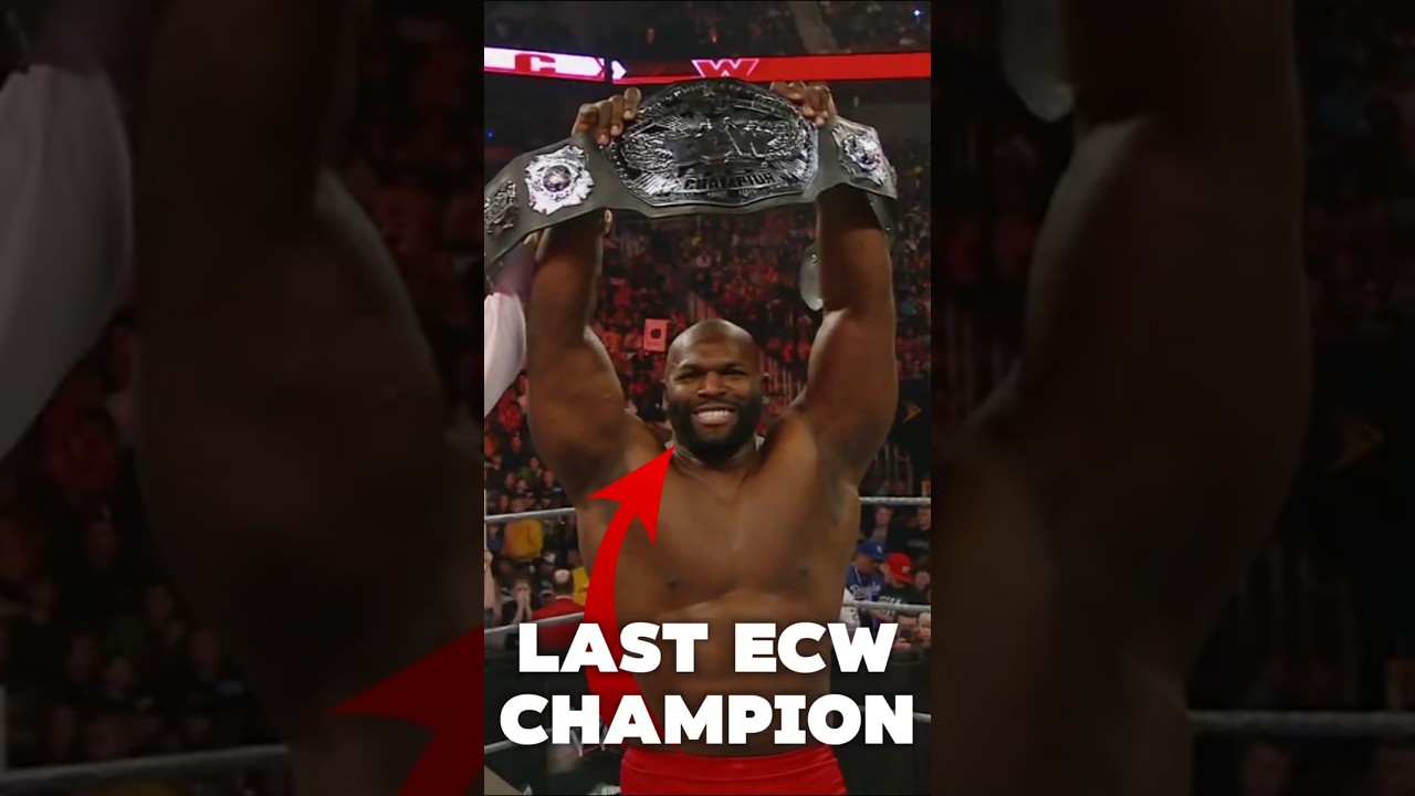 When Ezekiel Jackson was THE LAST ECW CHAMPION #wwe #wrestling #shorts