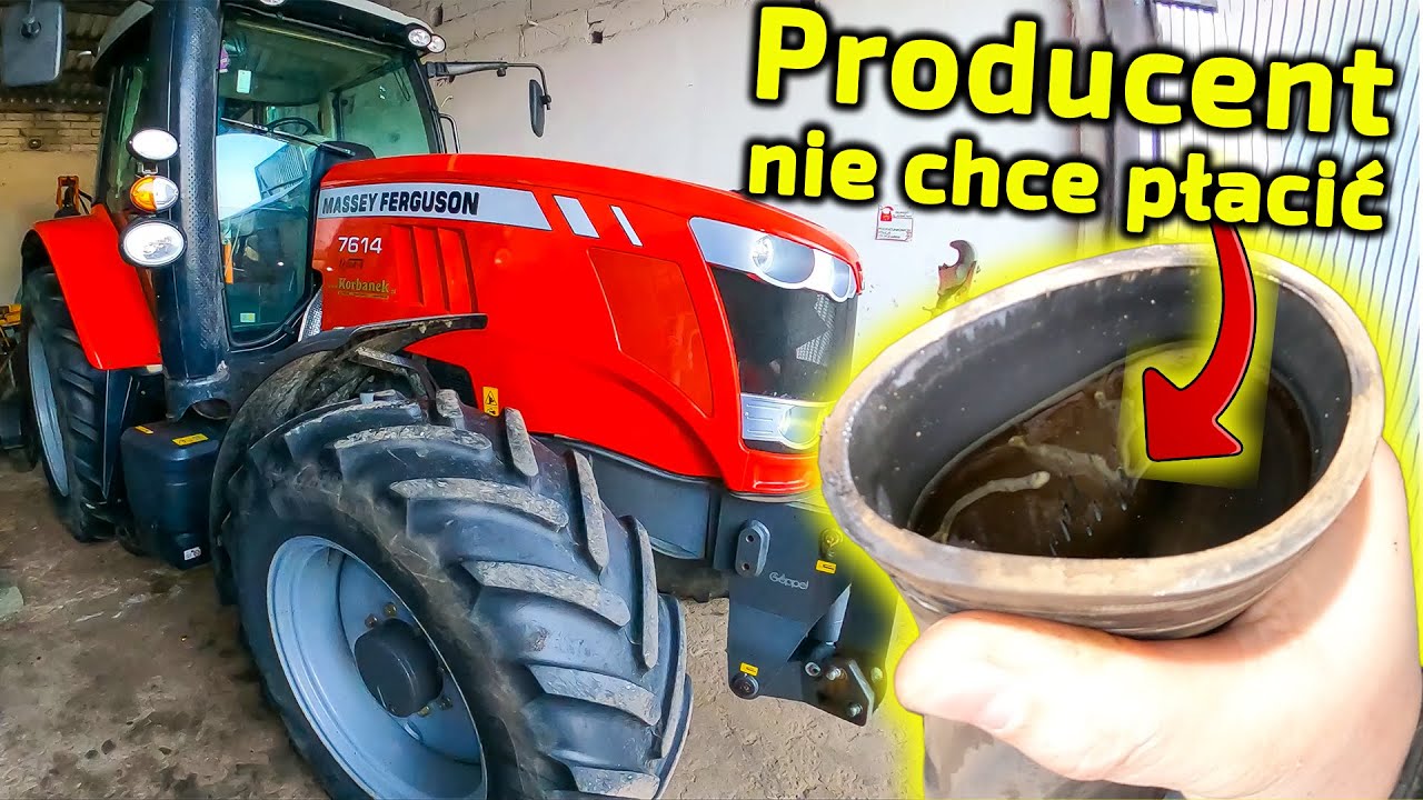 Ciągnik sam wskakuje na wyższe obroty 👉 Massey Ferguson 7614 👉czy to jest groźne? [Korbanek]