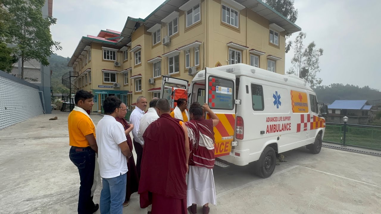 Khampagar Hospital consecration ཁམས་སྒར་སྨན་ཁང་རབ་གནས་མཛད་སྒོ།