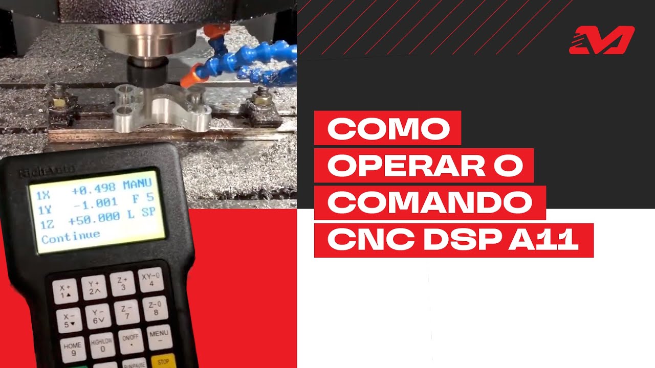 Como operar o comando CNC DSP A11