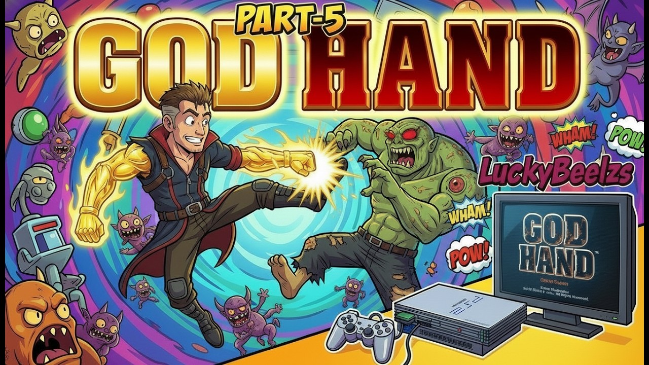 GENE RAJA GOCEK LANJOTTTT!!!, GOD HAND #part5   #godhand #indonesia #ps2   #mediashareon #games
