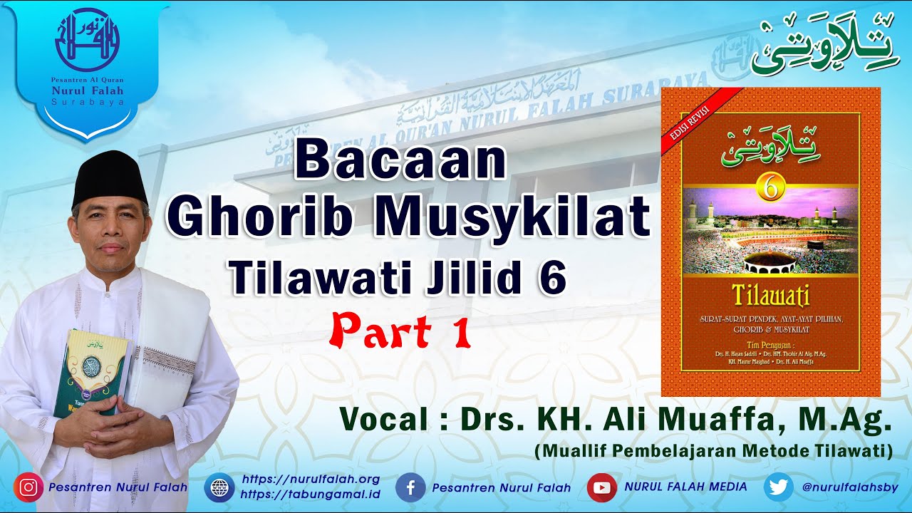 Contoh Bacaan Ghorib Musykilat I Mudah dengan Lagu Rost (Part 1) #Tilawati #GhoribMusykilat #Jilid6