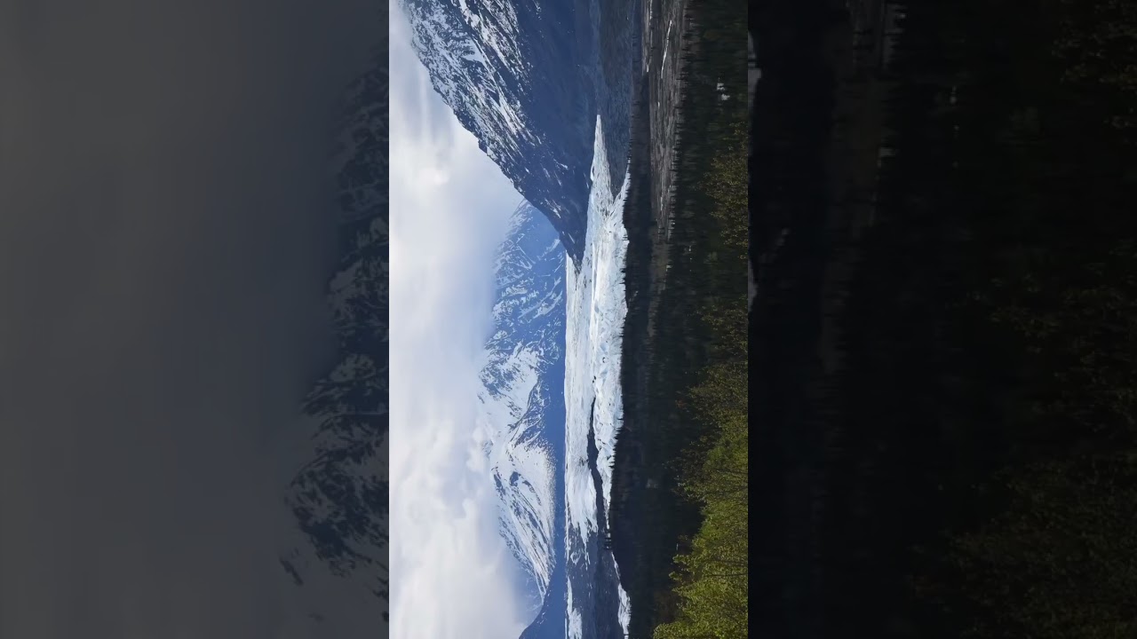 Get closer to Matanuska Glacier with us. Flip phone for best experience #matanuskaglacier #alaska