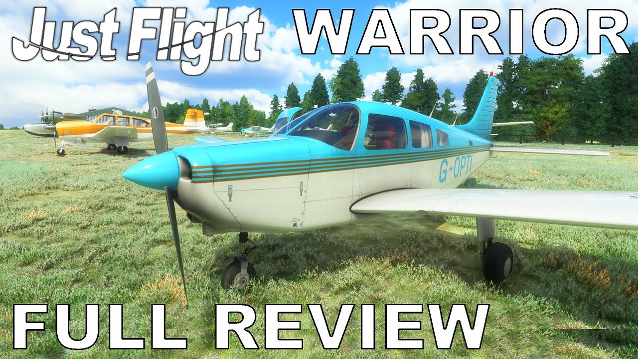 Just Flight PA-28 Warrior II | Full Flight Review | Burning Blue Design | Microsoft Flight Simulator