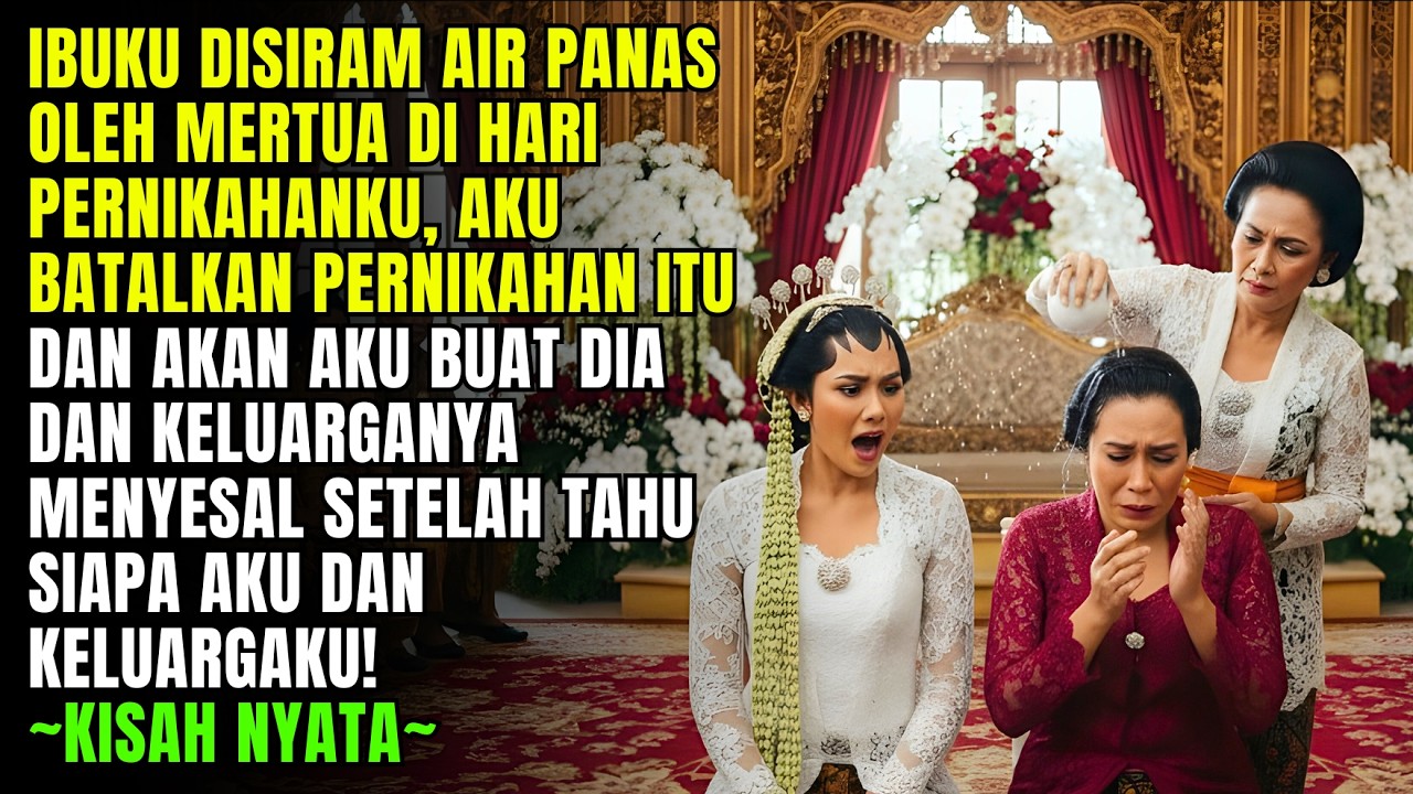 Ibuku Disiram Air Panas Oleh Mertua Saat Pernikahanku,Kubatalkan Pernikahan & Kubuat Mereka Menyesal