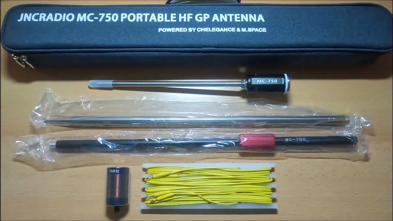 Chelegance MC-750: Portable HF GP Antenne (6 - 40m) - 