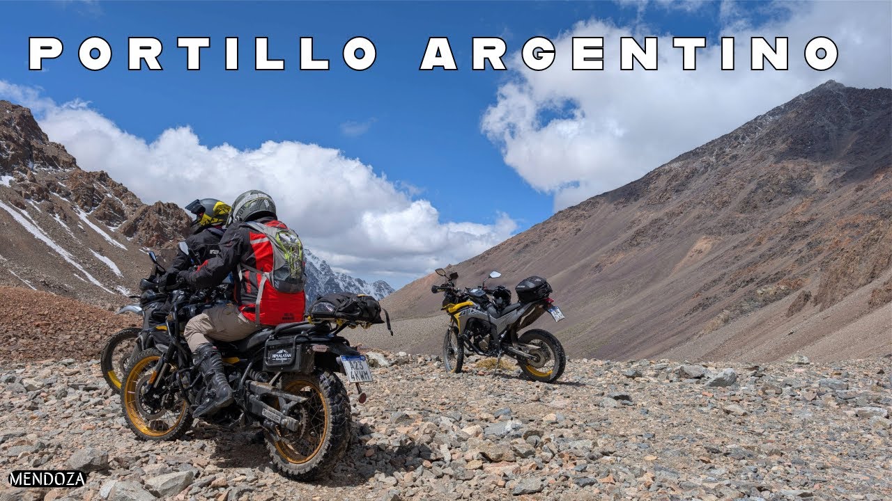 Intentando llegar al PORTILLO ARGENTINO, desafiando al clima...