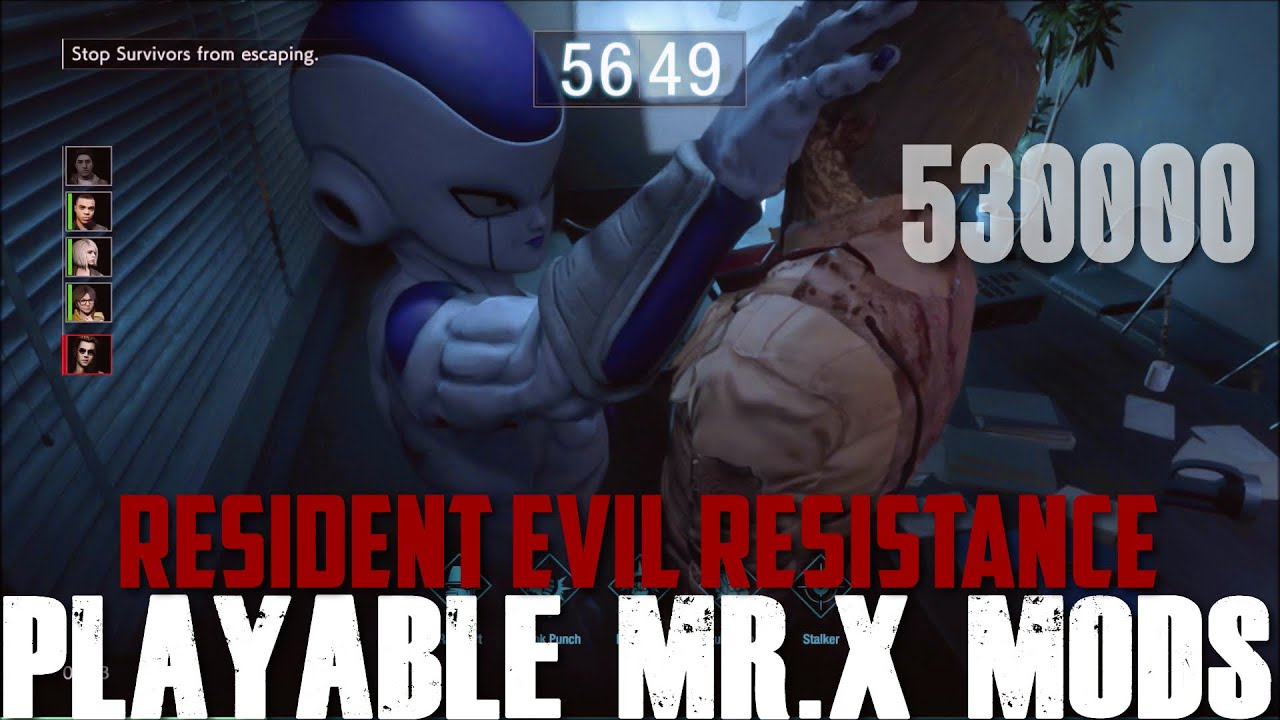 Resident Evil Resistance - Mr.X Mods & Rachael Ooze Mod