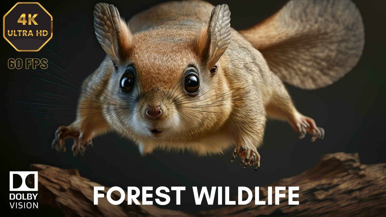 FOREST WILDLIFE 4K VİDEO 60 FPS  ULTRA HD DOLBY VISION | Amazing World of Forest Wildlife