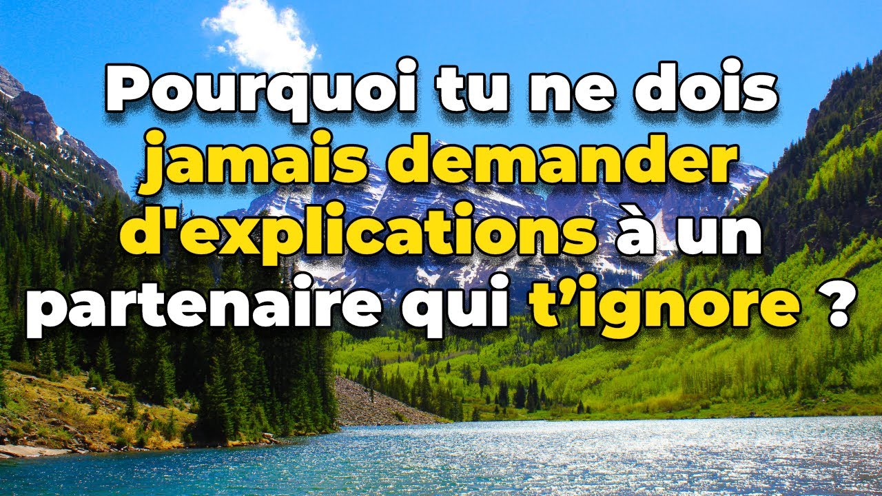 Voici pourquoi demander des explications à quelqu’un qui t'ignore te fait plus de mal que de bien