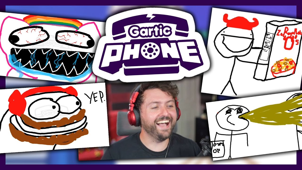 Drawings that make us LAUGH TILL WE CRY! | Gartic Phone w/ Friends