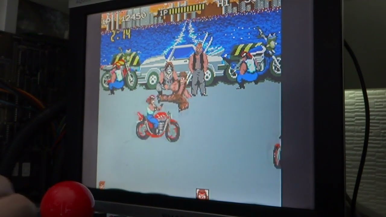 Taito Renegade (1986): Arcade Gameplay (Actual Hardware)