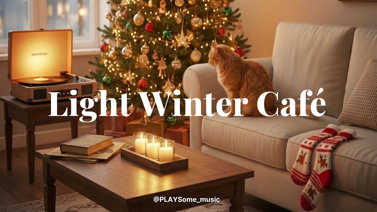 Winter Café ❄️ | Soft Christmas to Winter BGM (30 Min)