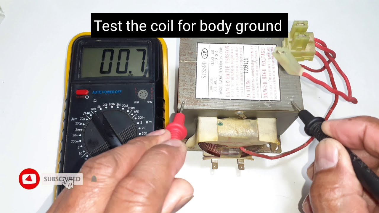 Guide to test Microwave Oven Transformer
