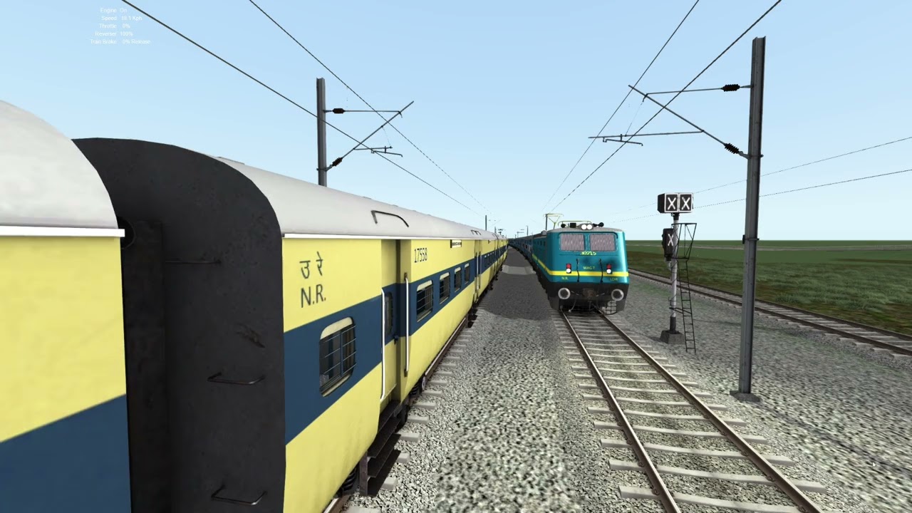 🚉 Short Distance MEMU Run – Ludhiana Jn to Dhandari Kalan | Train Simulator