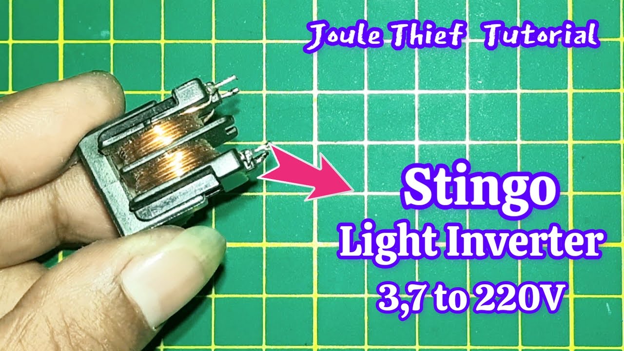 Stingo Light Inverter 3,7 to 220V @joulethieftutorial