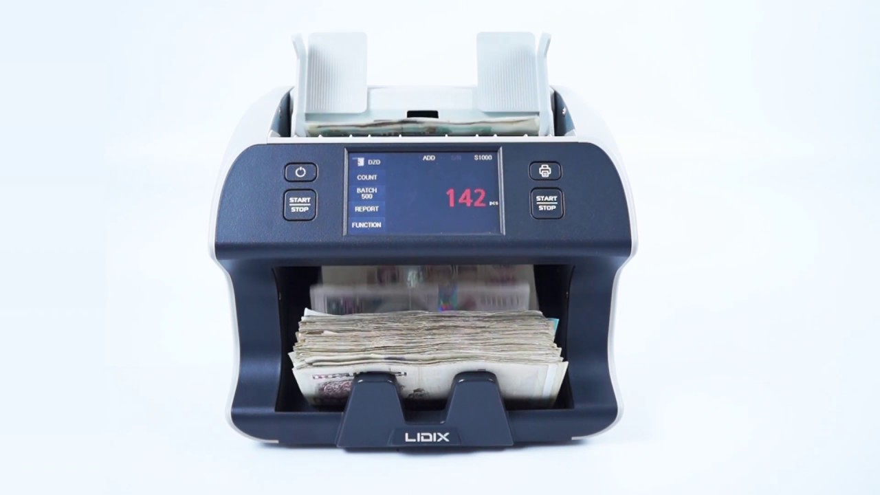 Compteuse de billets Professionnelle double CIS LIDIX CL2 MONO POCHE