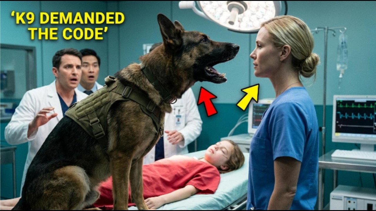 A Military K9 Guarded the General’s Daughter—Until the Rookie Nurse Whispered the Code