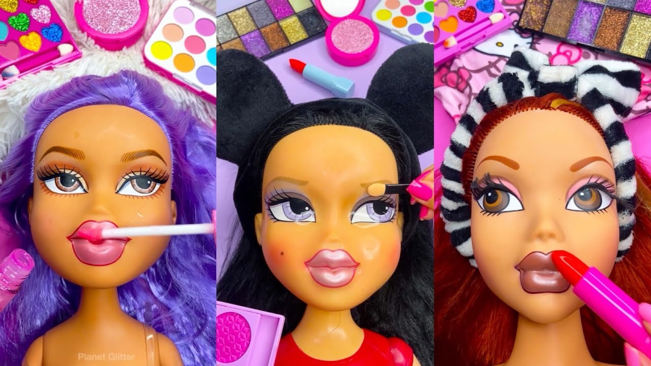 ASMR Satisfying with Unboxing & Review Mannequin Makeup Skincare Sounds Video Fast Glow up