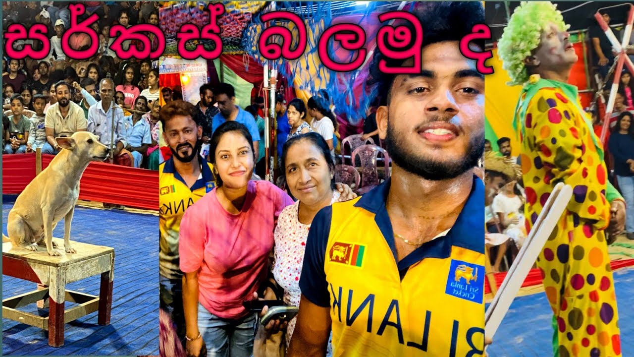 අපි බලපු සර්කස් .ඇත්තටම ගොඩක් දක්ෂ කන්ඩායමක් 🥰💃