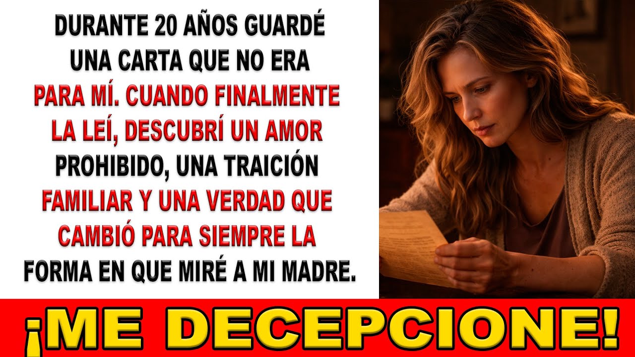 MI FAMILIA ME MINTIÓ DURANTE AÑOS… TODO ESTABA EN ESA CARTA