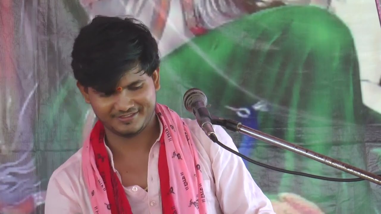 मंगेश शास्त्री जी ने हनुमान जी की सुनाई सुमरीनी कथा सुरु करते समय