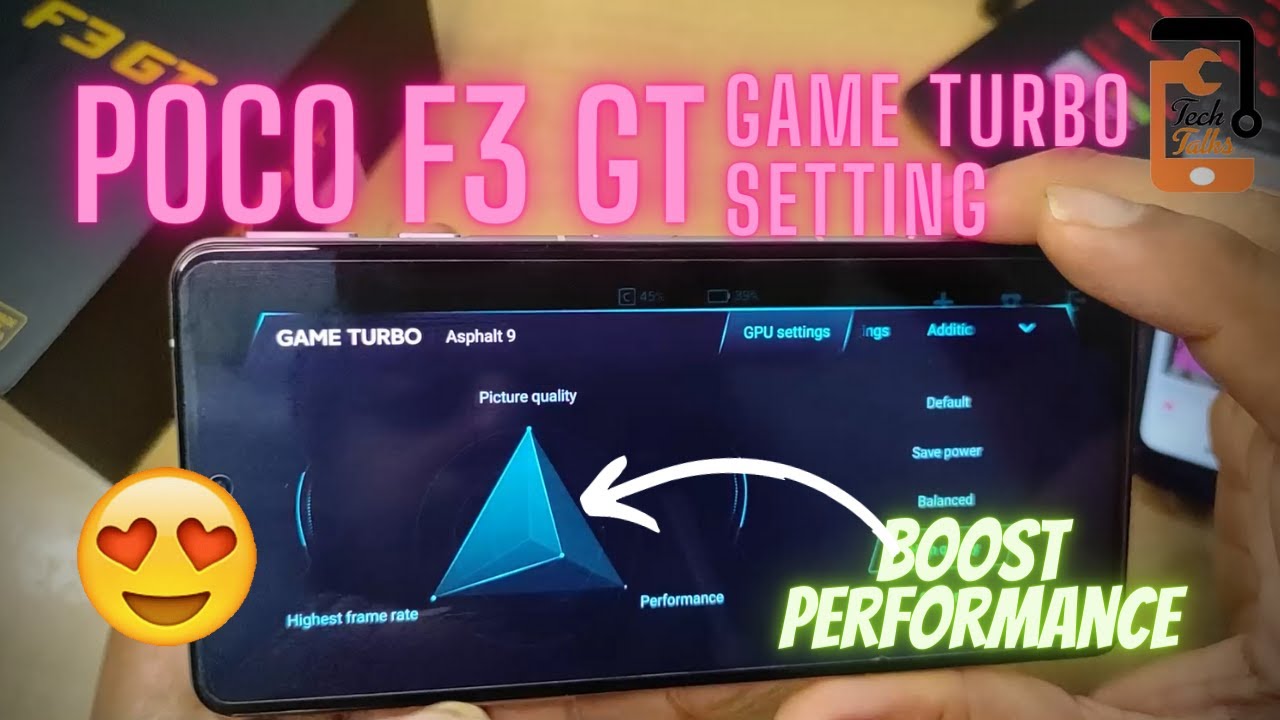 POCO F3 GT Game Turbo Settings | Boost Your Gaming | Tech Talks