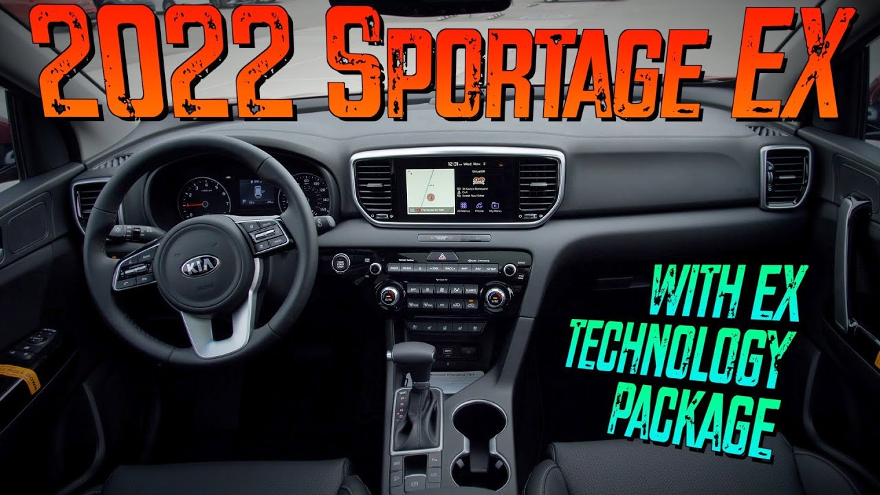 New 2022 Kia Sportage EX with Technology Package-Interior & Exterior