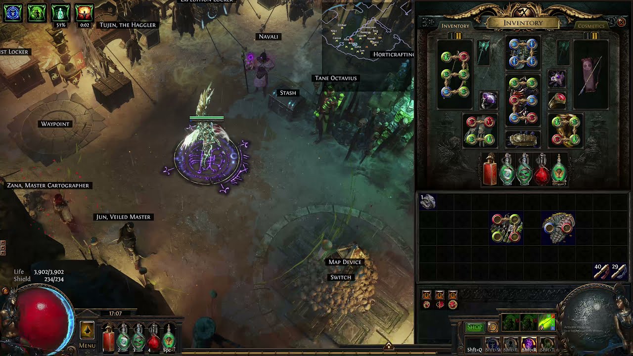 Poe Using Awakener Orb