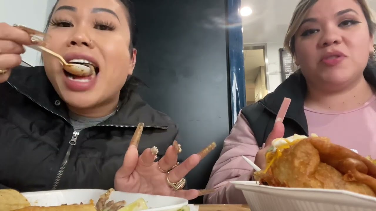 Tacos and chimichanga with Zulay